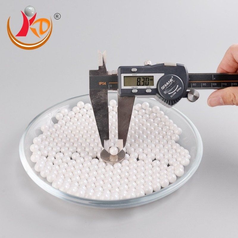 5-15mm Size White Ceramic Balls YSZ Ceramic Balls For Lab Planetary Ball Mill Grinding