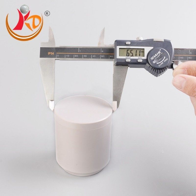 실린더 모양 50ml 지르코늄 포르셀라인 밀링 잔 레치 스타일 행성 밀링 잔 실험실 사용