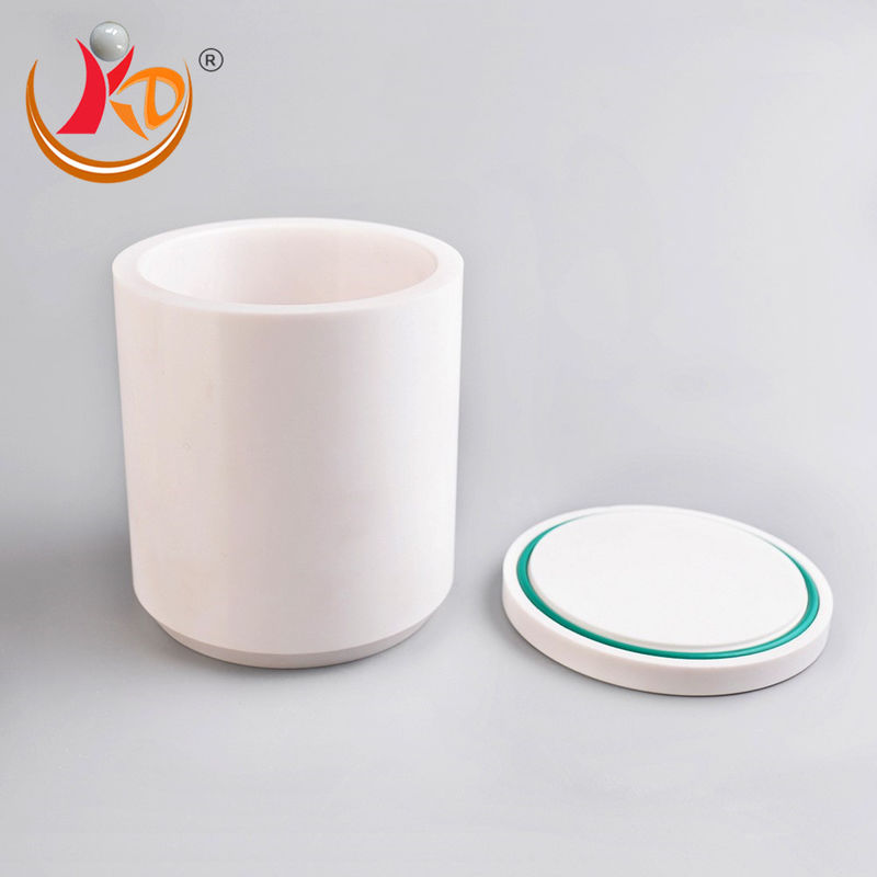 Ceramic Zirconia Ball Mill Jar với bề mặt mịn mượt để nghiền bột kim loại trong máy xay quả bóng hành tinh
