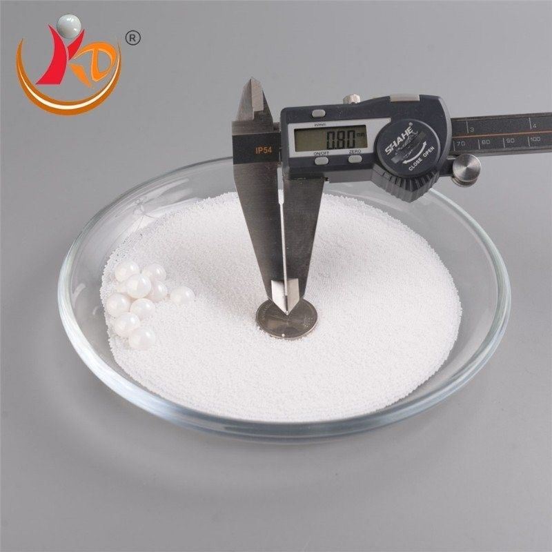 0.08-0.18mm 작은 흰색 YSZ 세라믹 밀링 진구