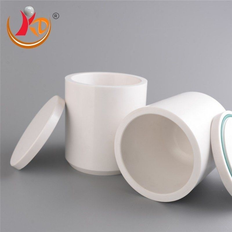 Chống ăn mòn hóa học tốt Độ bền nhiệt độ cao Alumina Roll Mill Jar