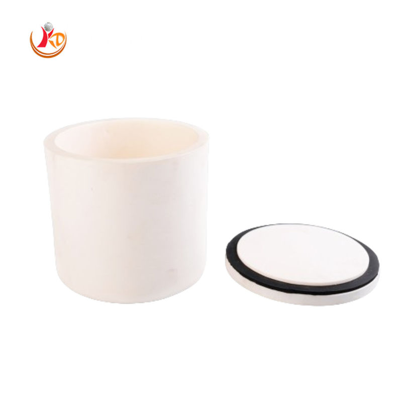 500ml 95% Alumina Ceramic Jar For Vibration Grinding Mills 3.8g/Cm3 Density