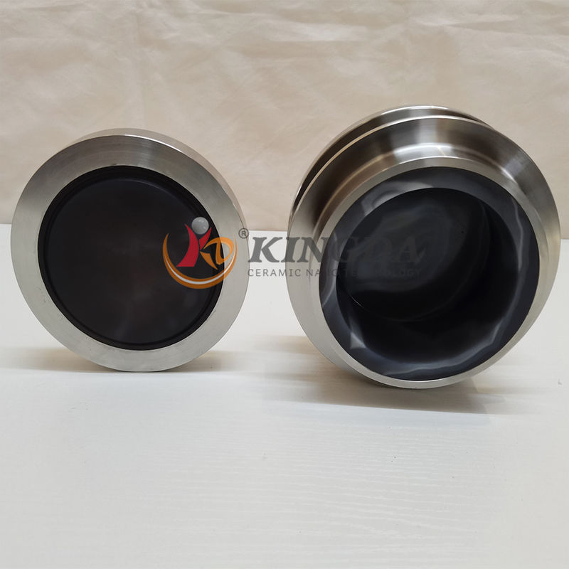 100 ml Kapazität Retsch Agat Fräsgefäße Agat Schleifmörtel und Natur Agat Ring