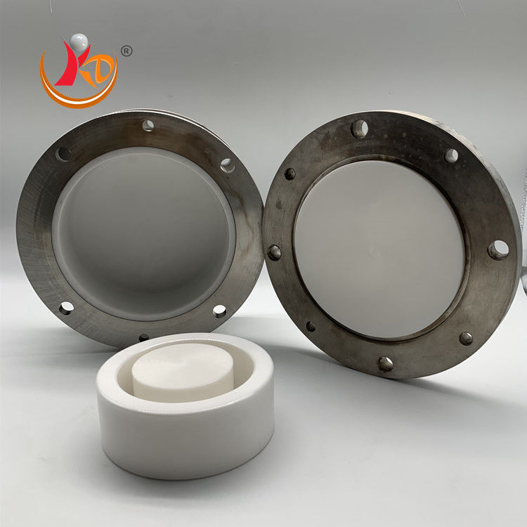Set di mortaio e anello in ossido di zirconio Retsch per l'uso in mulini a palle da laboratorio