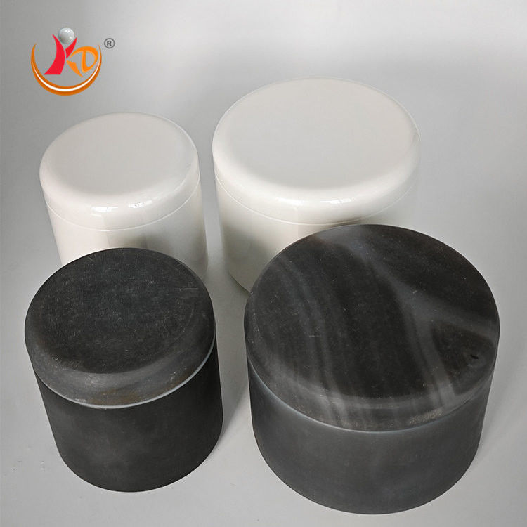 Agate Grinding Bowl with Lid and Seal Ring Comfort mill Jars for pulverisette 6