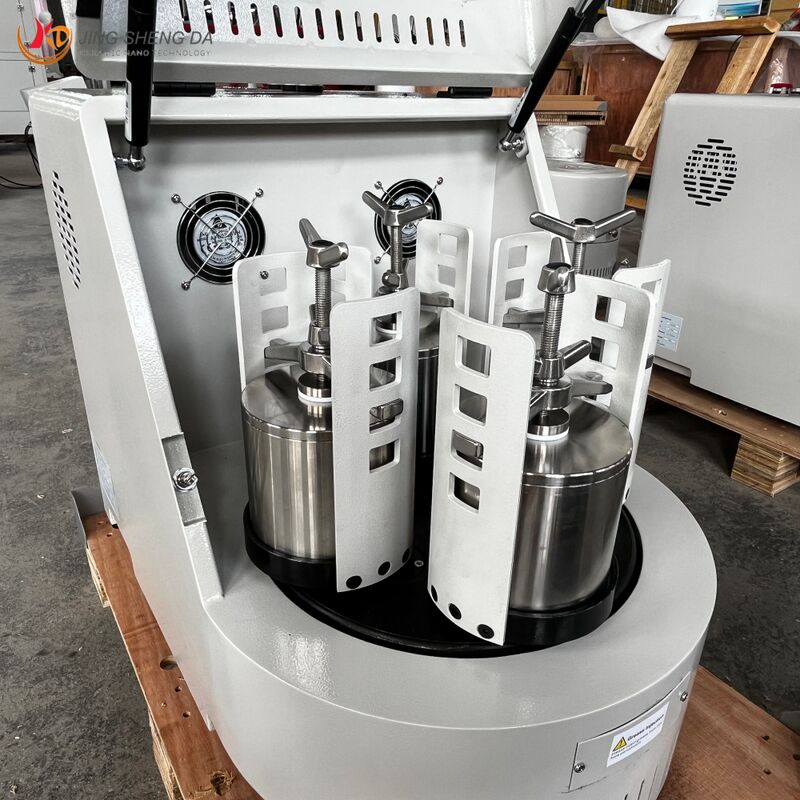 0.4L Capacity Laboratory Planetary Ball Mill with 4 Grinding jars for 0.1um Granularity Nano Powder Grinding