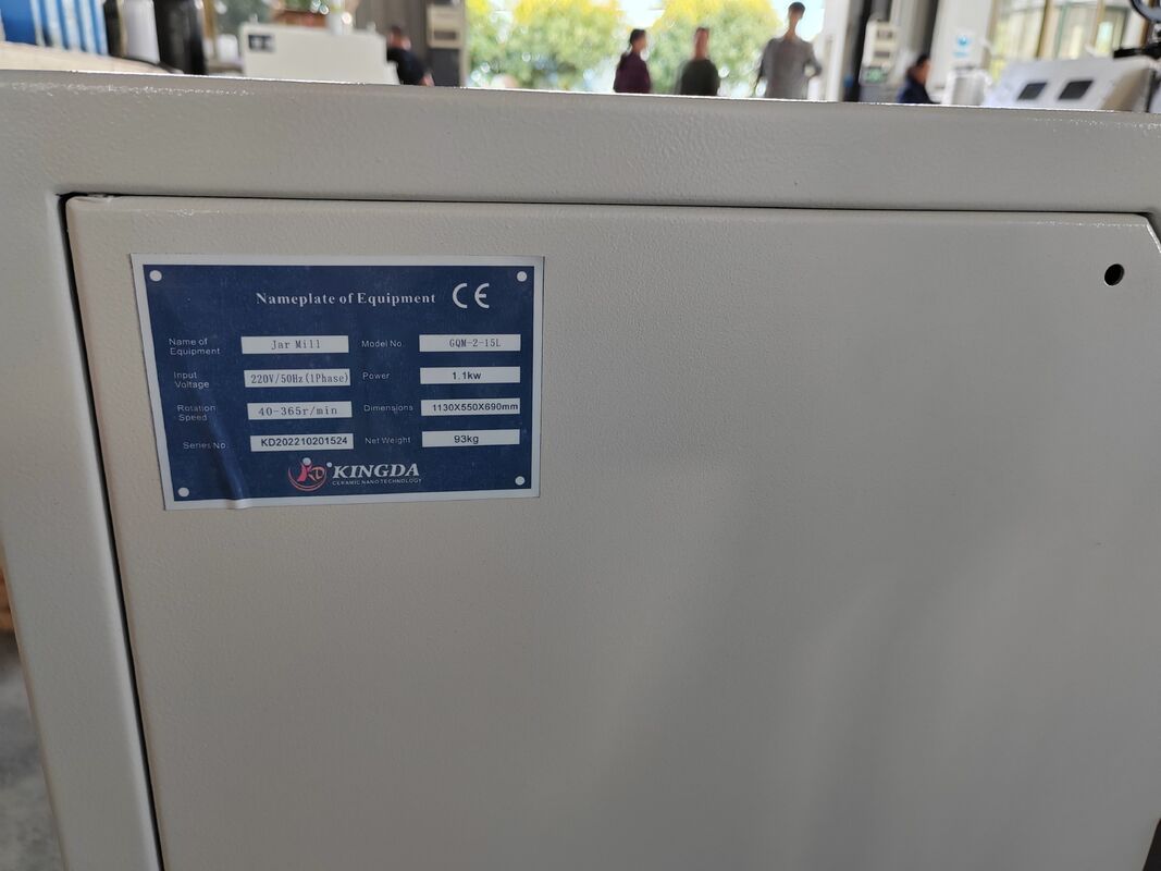 1.0-20 ลิตร 110 โวลต์/220 โวลต์ เครื่องบดกระปุกขี้ขุ่นเคมีและเซรามิกสําหรับการบดแม่นยําในห้องปฏิบัติการ