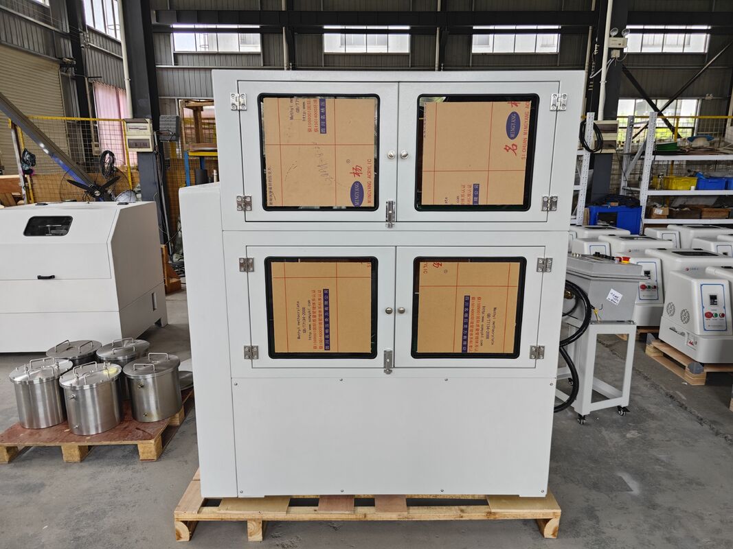 Op maat gemaakte dubbellaagse, multi-station, hoogenergetische laboratoriumkruikmolen voor verpulvering van nanomaterialen