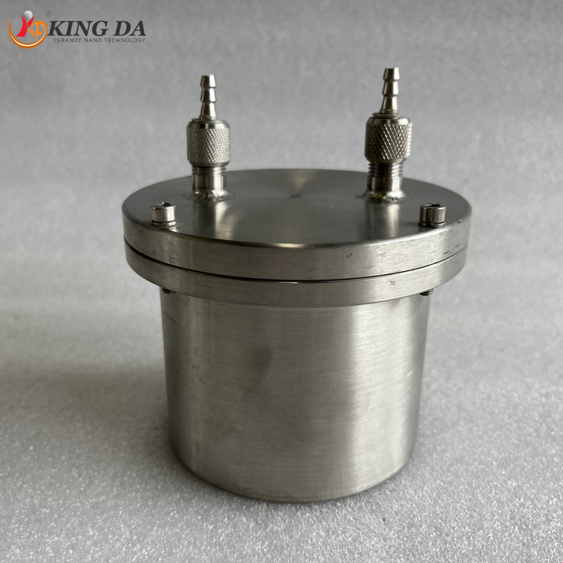 Stainless Steel Vacuum Grinding Jar with SS304/SS316 Material and Airtight Sealing for Laboratory Ball Mill