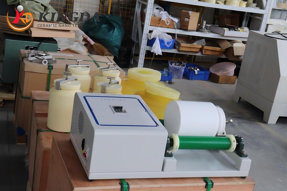 Laboratory Ball Mill with Ceramic Rolling Jars for Dry Wet Grinding and 1000 Mesh Output