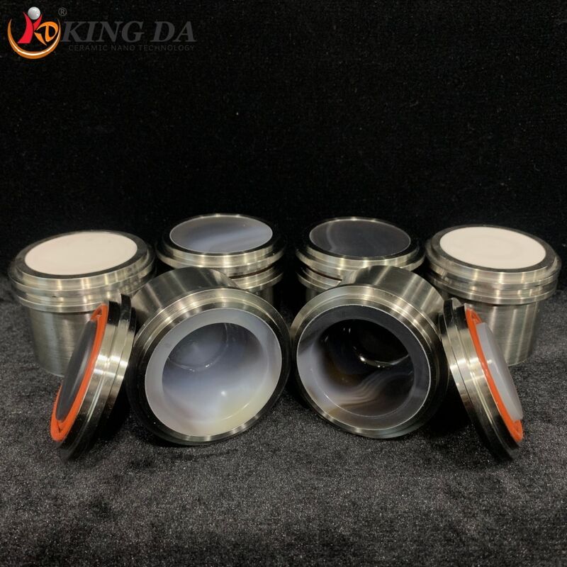 50ml Volume Zirconia Ceramic Lab Grinding Jar Compatible with Retsch PM Series for Industrial Ceramic