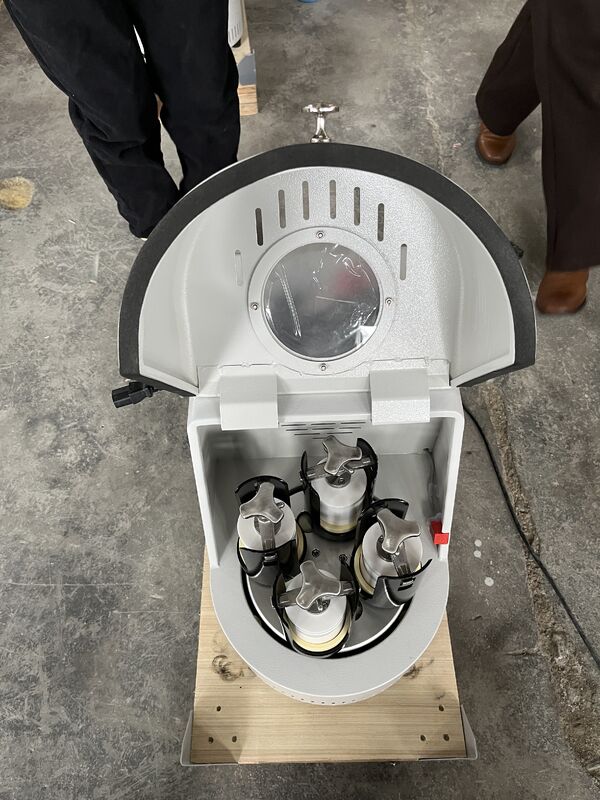 XQM-0.4L Variable Frequency Drive Planetary Ball Mill with 0.4L Capacity and 0.1μm Discharge Size for Nano Powder Grinding