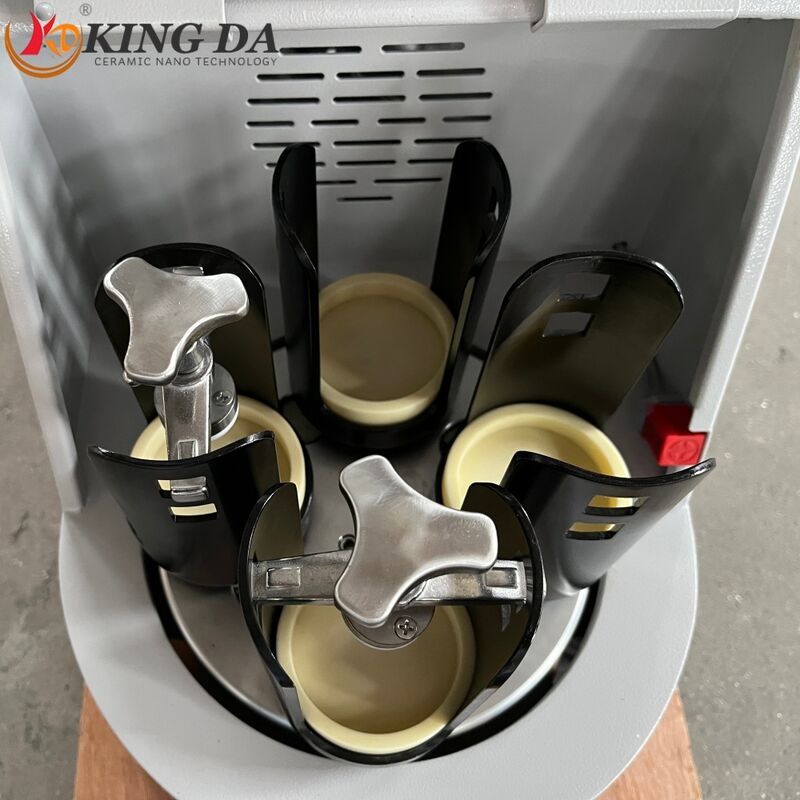 0.4L Compact Planetary Ball Mill with 4 Jars for 0.1μm Granularity Nano Powder Grinding