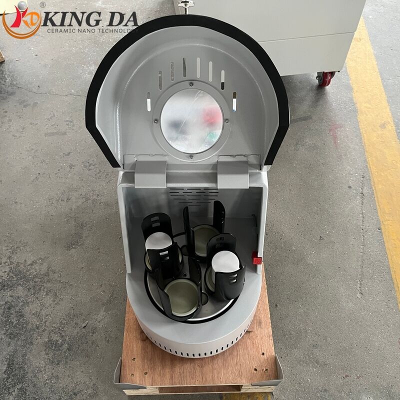 0.4L Compact Planetary Ball Mill with 4 Jars for 0.1μm Granularity Nano Powder Grinding