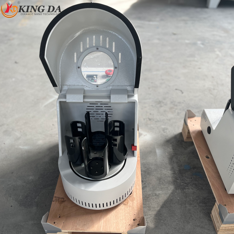 0.4L Compact Planetary Ball Mill with 4 Jars for 0.1μm Granularity Nano Powder Grinding