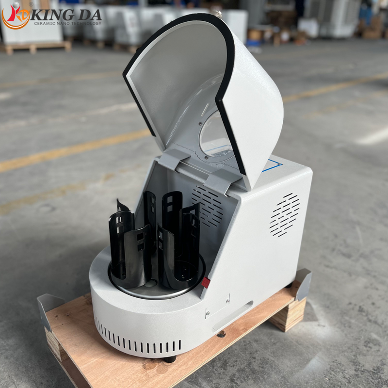 0.4L Compact Planetary Ball Mill with 4 Jars for 0.1μm Granularity Nano Powder Grinding