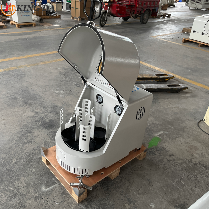 4-Station Vertical Planetary Ball Mill 90-870 RPM Nano Grinding Machine with 0.1μm Granularity for Laboratory