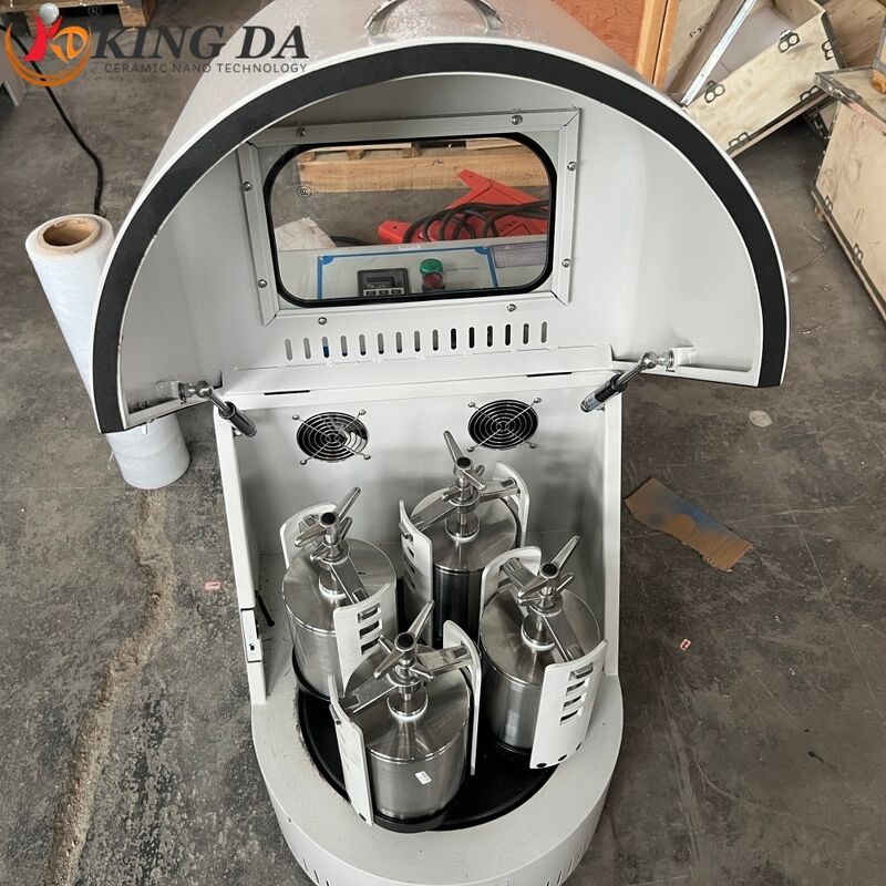 4L Vertical Lab Planetary Ball Mill 4 Zirconia Grinding Jars 0.1μm Nano Output Enterprise Laboratory Equipment