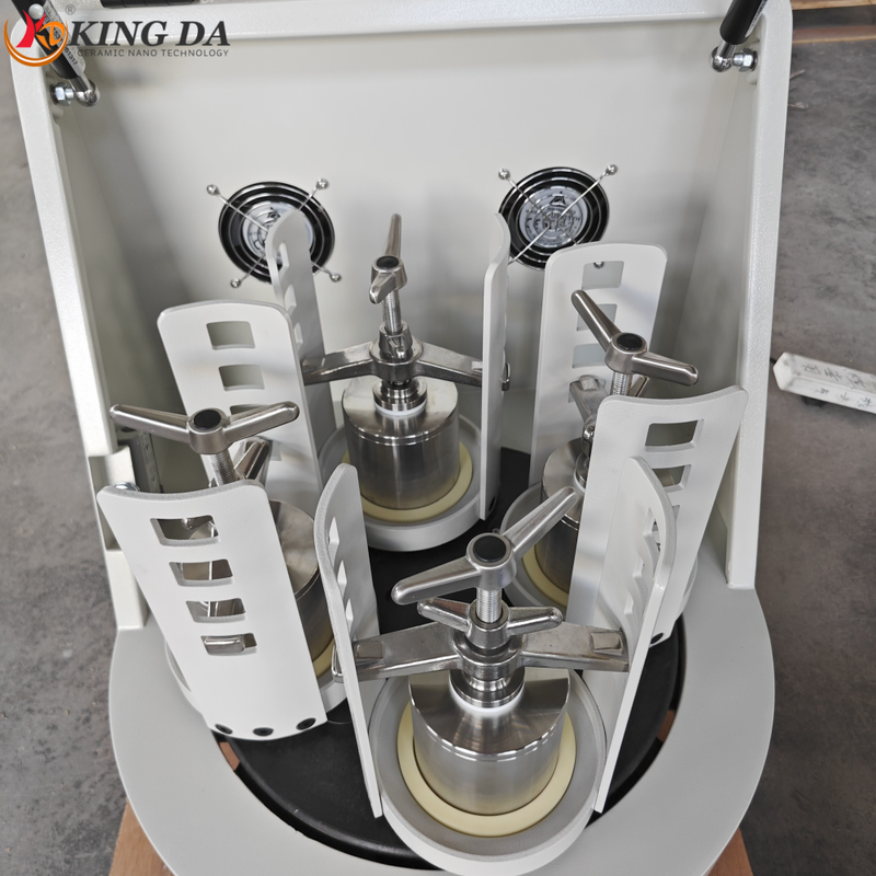 4L Vertical Lab Planetary Ball Mill 4 Zirconia Grinding Jars 0.1μm Nano Output Enterprise Laboratory Equipment