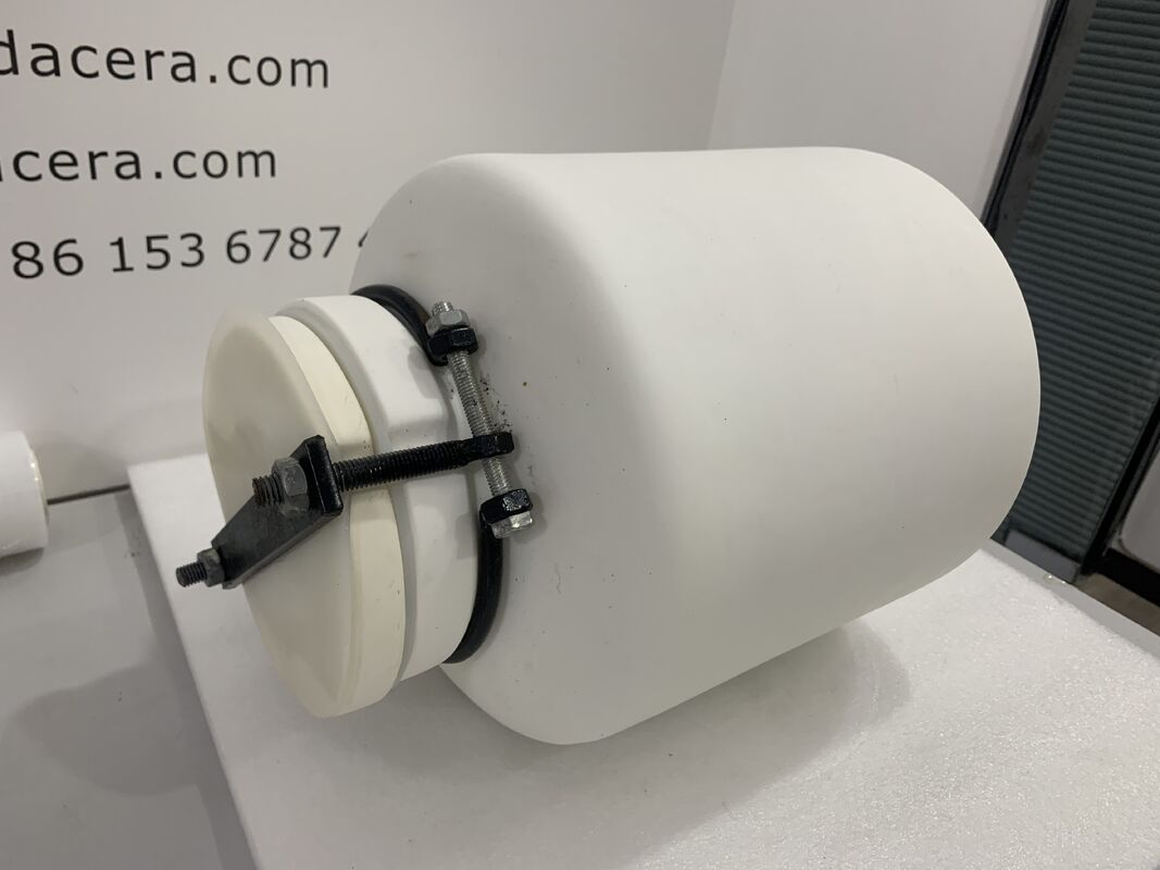 Large Capacity Alumina Roller Mill Jar 10L 99% Al2O3 Ceramic Milling Pot for Industrial Jar Mill Grinding