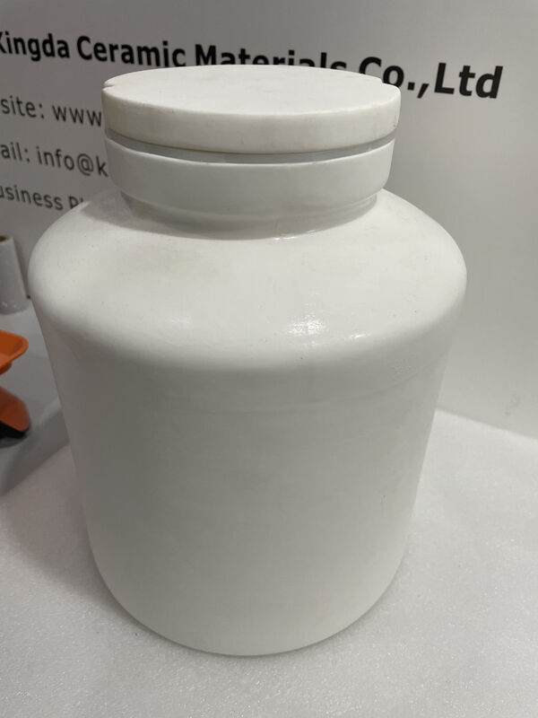 Large Capacity Alumina Roller Mill Jar 10L 99% Al2O3 Ceramic Milling Pot for Industrial Jar Mill Grinding
