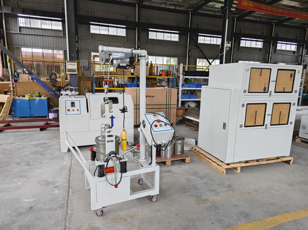 Industrial Large Capacity Multi Station Jar Mill 40L 100L Frequency Conversion Control for Ceramic Powder Grinding