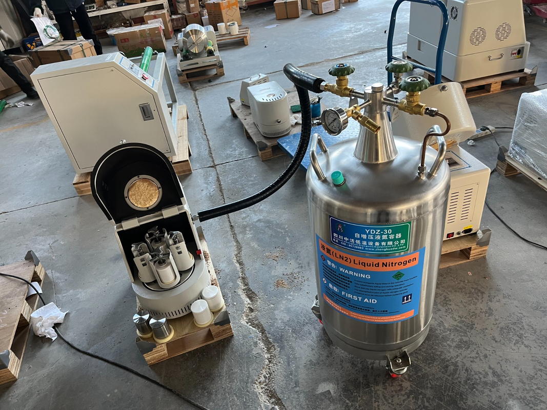 Cryogenic Planetary Ball Mill Liquid Nitrogen Cooling -40C Laboratory Low Temperature Grinding Equipment