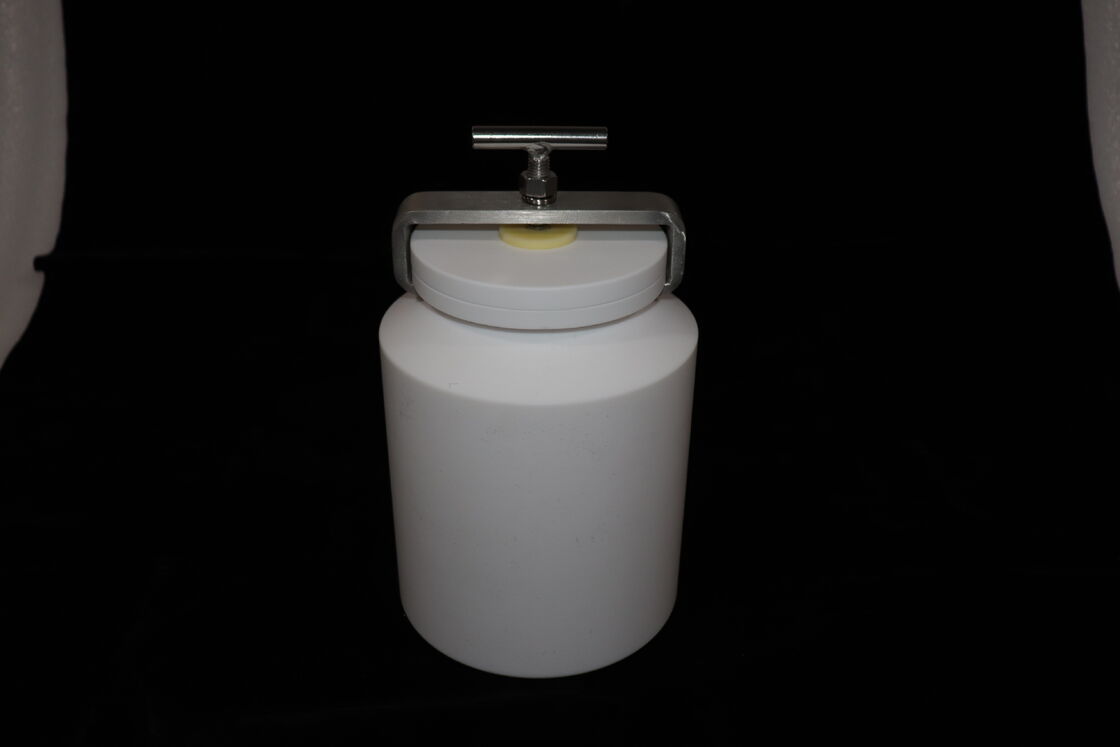 PTFE Roller Mill Jar Chemical Resistant Laboratory Rolling Ball Mill Grinding Pot for Acid Alkali Corrosive Materials