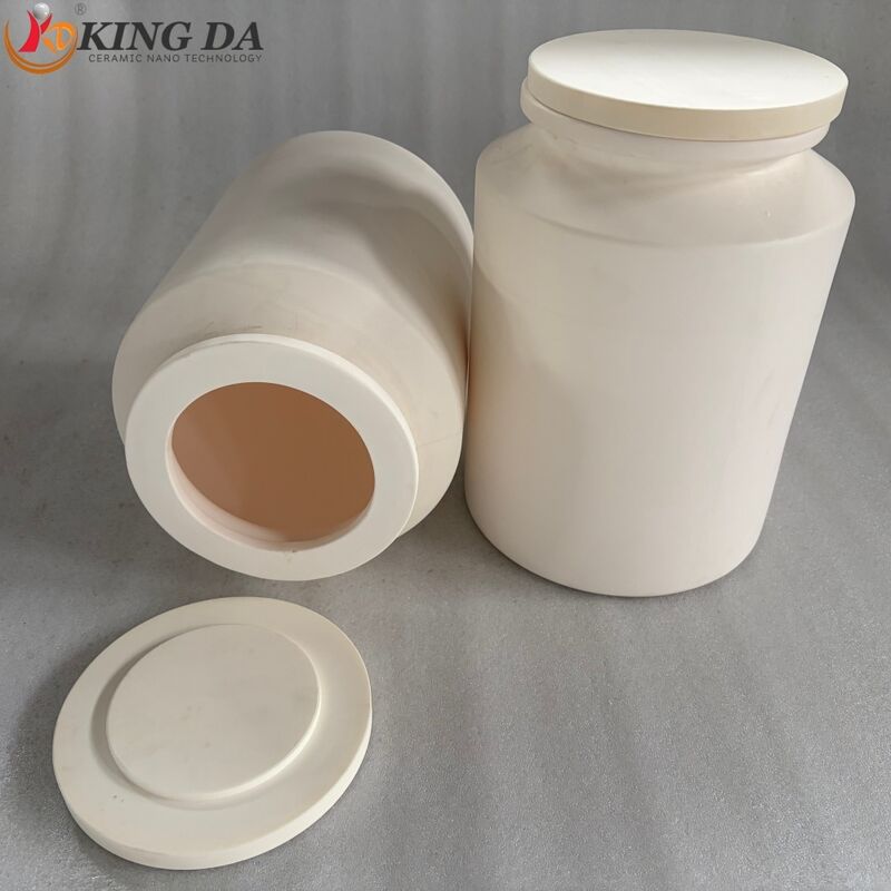 Rolling Jar Mill Alumina Ceramic Jar 1L 3L 5L 10L for Horizontal Grinding