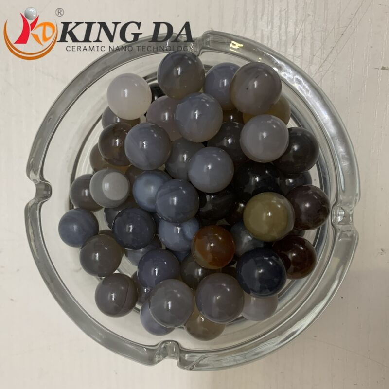 Ceramic Grinding Media Agate Balls 1-25mm Polished Sphere for Ball Mill Jar