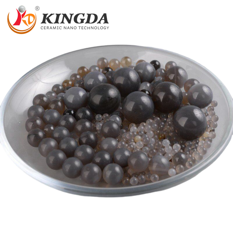 Ceramic Grinding Media Agate Balls 1-25mm Polished Sphere for Ball Mill Jar
