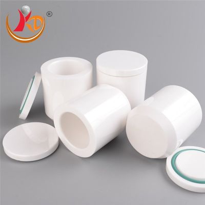 सिलेंडर रोलर ग्राइंडिंग पॉट्स जिरकोनिया जार बॉल पाउडर अच्छा पहनने का प्रतिरोध