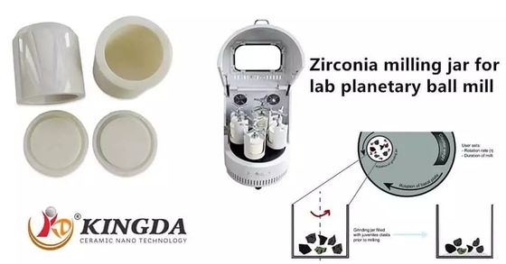 Planetary Ball Mill System Compatible with Zirconia, Alumina and Tungsten Carbide Jars