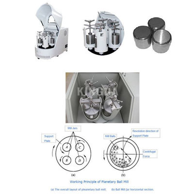 220V 50Hz Small Ball Mill Pulverizer Grinding Machine Full Automatic