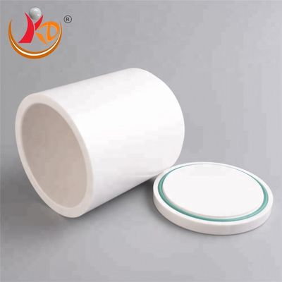 Industrial Ceramic Zirconia Crucibles Grinding Round Wear Resistance