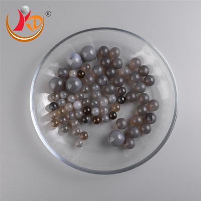 Round Ceramic Grinding Media / Agate Grinding Ball For Ball Mill