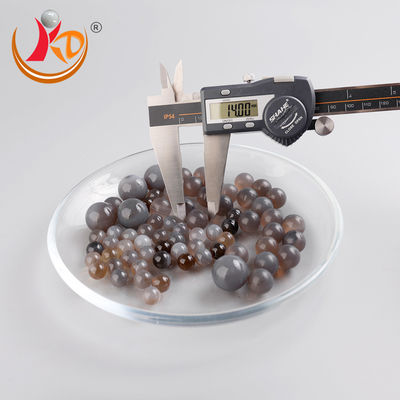 Round Ceramic Grinding Media / Agate Grinding Ball For Ball Mill
