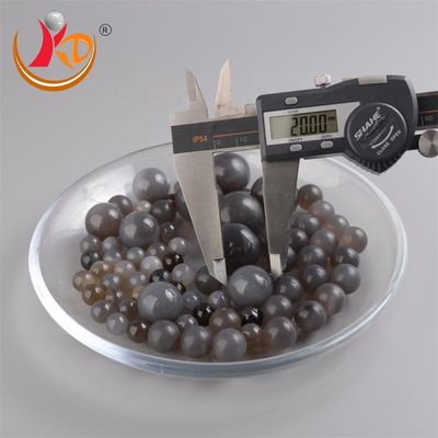 Round Ceramic Grinding Media / Agate Grinding Ball For Ball Mill