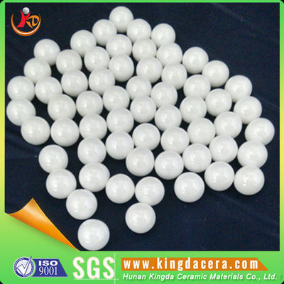 Refractory White Ceramic Balls / Beads Zirconium Polished ROHS