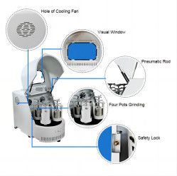 2L lab planetary ball mill Rolling Mill Grinding 0.75KW Ball Rolling Mill