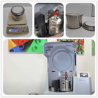 प्लैनेटरी बॉल मिलों के लिए 50 मिलीलीटर क्षमता वाले ज़िरकोनियम ऑक्साइड मिलिंग जार