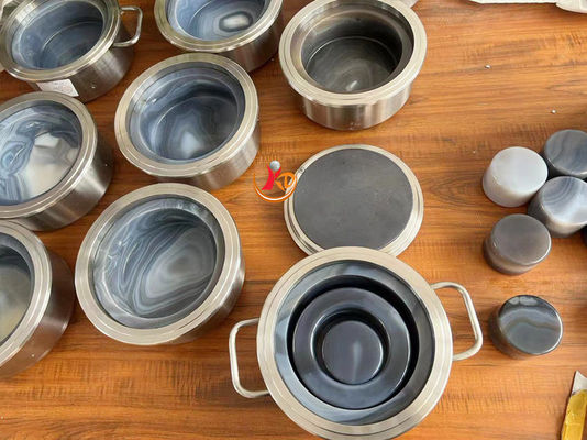 Fabrication de pots de broyeur à boules d'agate à 250 ml pour Fritsch pulverisette