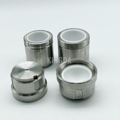 moulin à billes retsch mm400 accessoires 25 ml Jar de moulin en zirconium avec boîtier en acier inoxydable