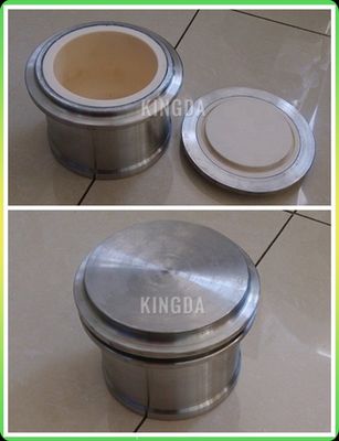 Jar de moinho de bolas de zircônio com caixa de aço inoxidável para moinho de bolas planetário - alta resistência, dureza e resistência ao desgaste