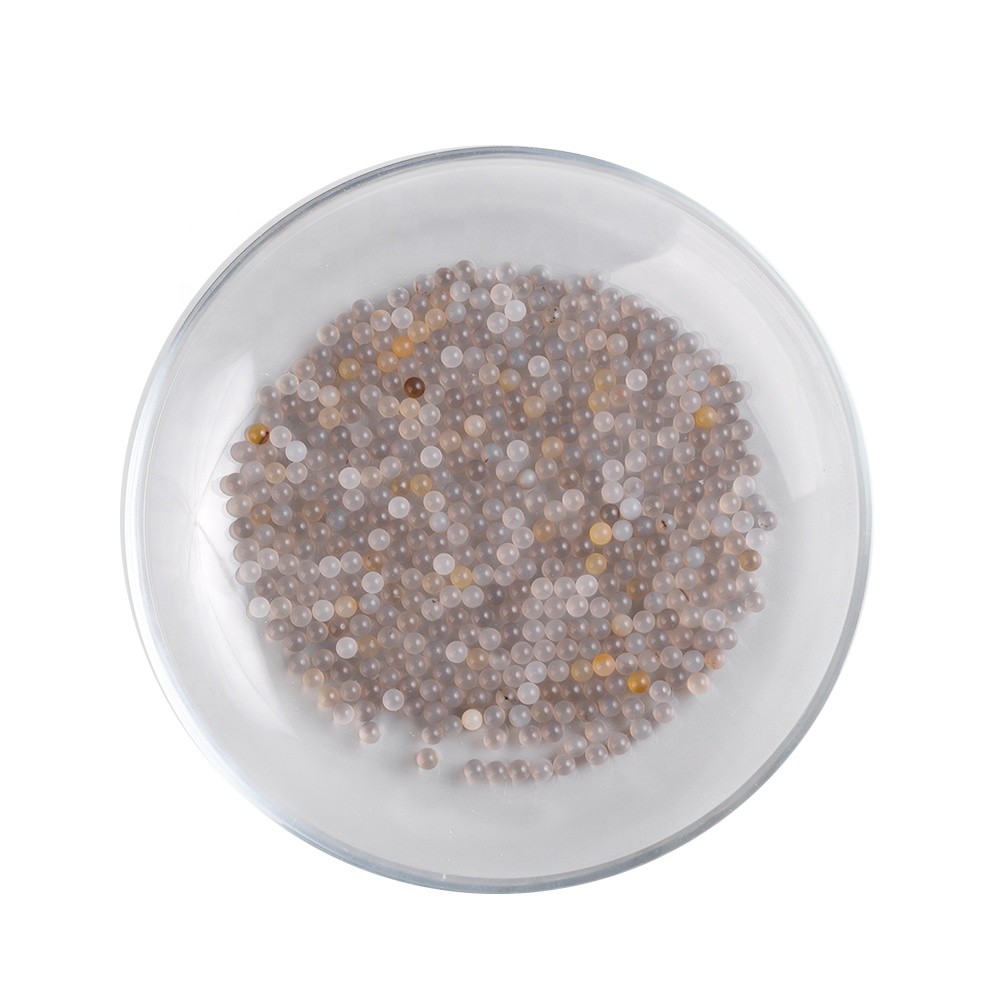 Round Ceramic Grinding Media / Agate Grinding Ball For Ball Mill