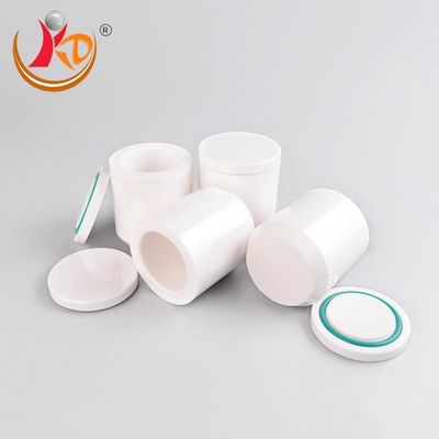 Grinding Ceramic Ball Mill Jar YSZ Cylindrical Zirconium Oxide Ball Mill Pot