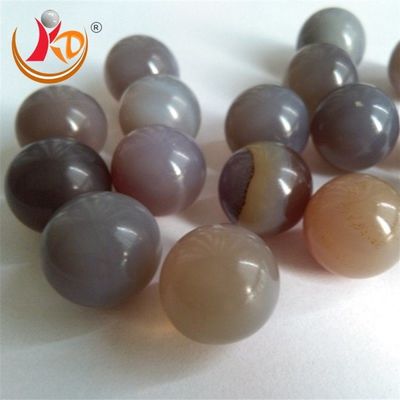 Bola Agate sebagai Grinding Meida / Grinding Beads Tibetan Dzi Beads