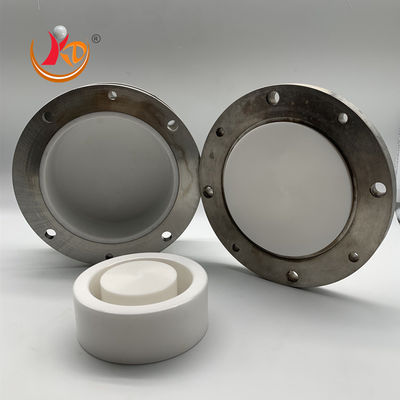 Set di mortaio e anello in ossido di zirconio Retsch per l'uso in mulini a palle da laboratorio