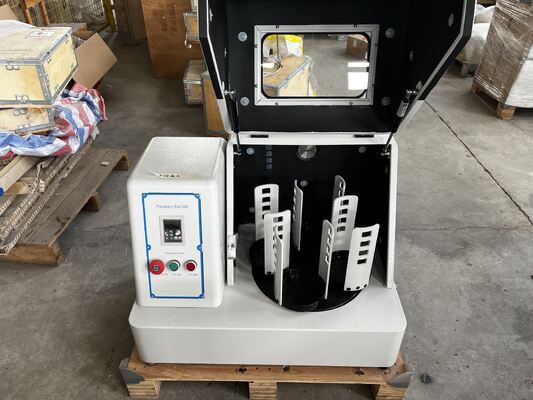 Air Cooling Cryogenic Planetary Ball Mill with Thermal Insulation Cotton for Stable Low Temperature Grinding