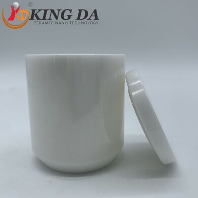 95% Zirconia Ceramic Ball Mill Jar 50ml-3L High Temp Resistant Including Lid for Planetary Mill Grinding